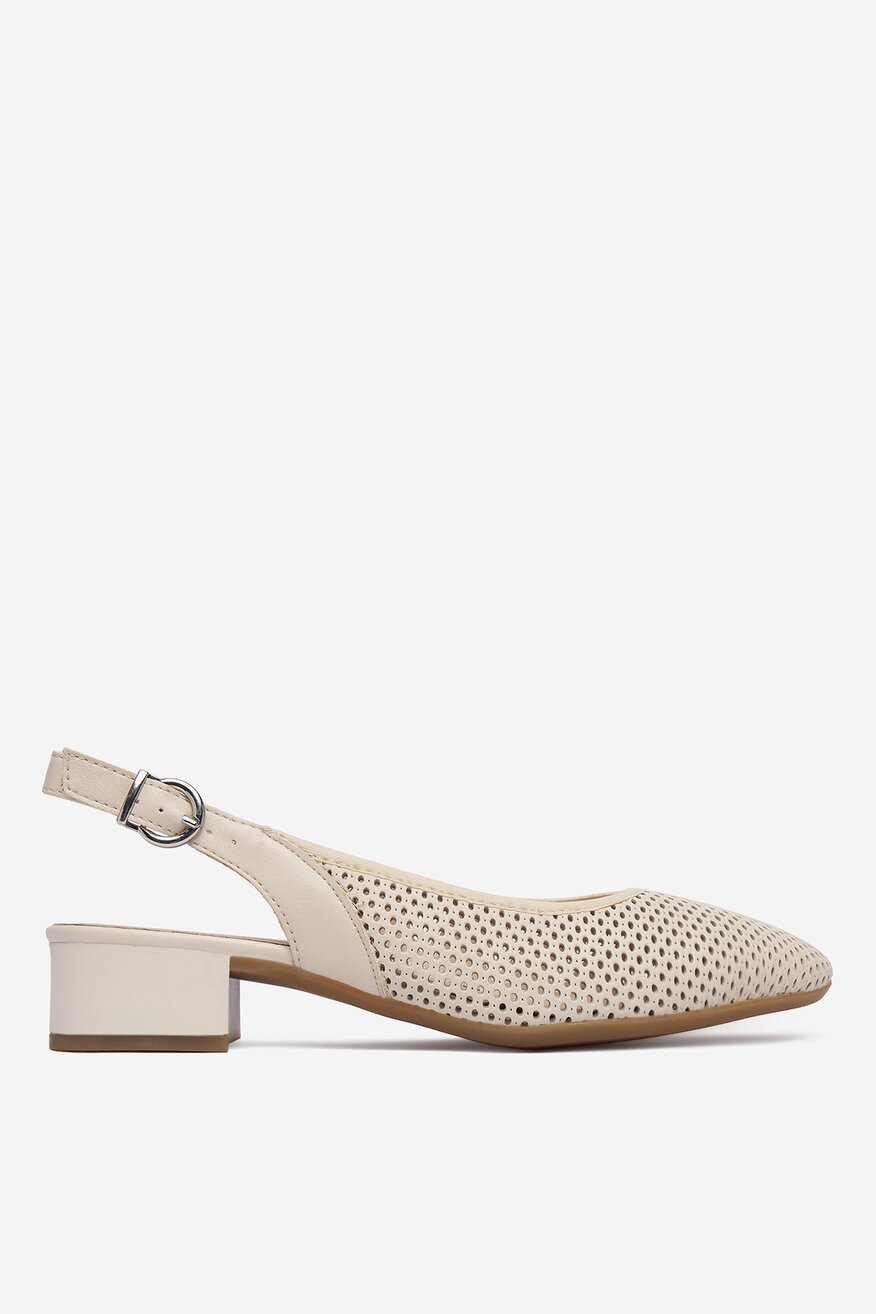 Rieker - Czółenka skórzane - 5906751833674