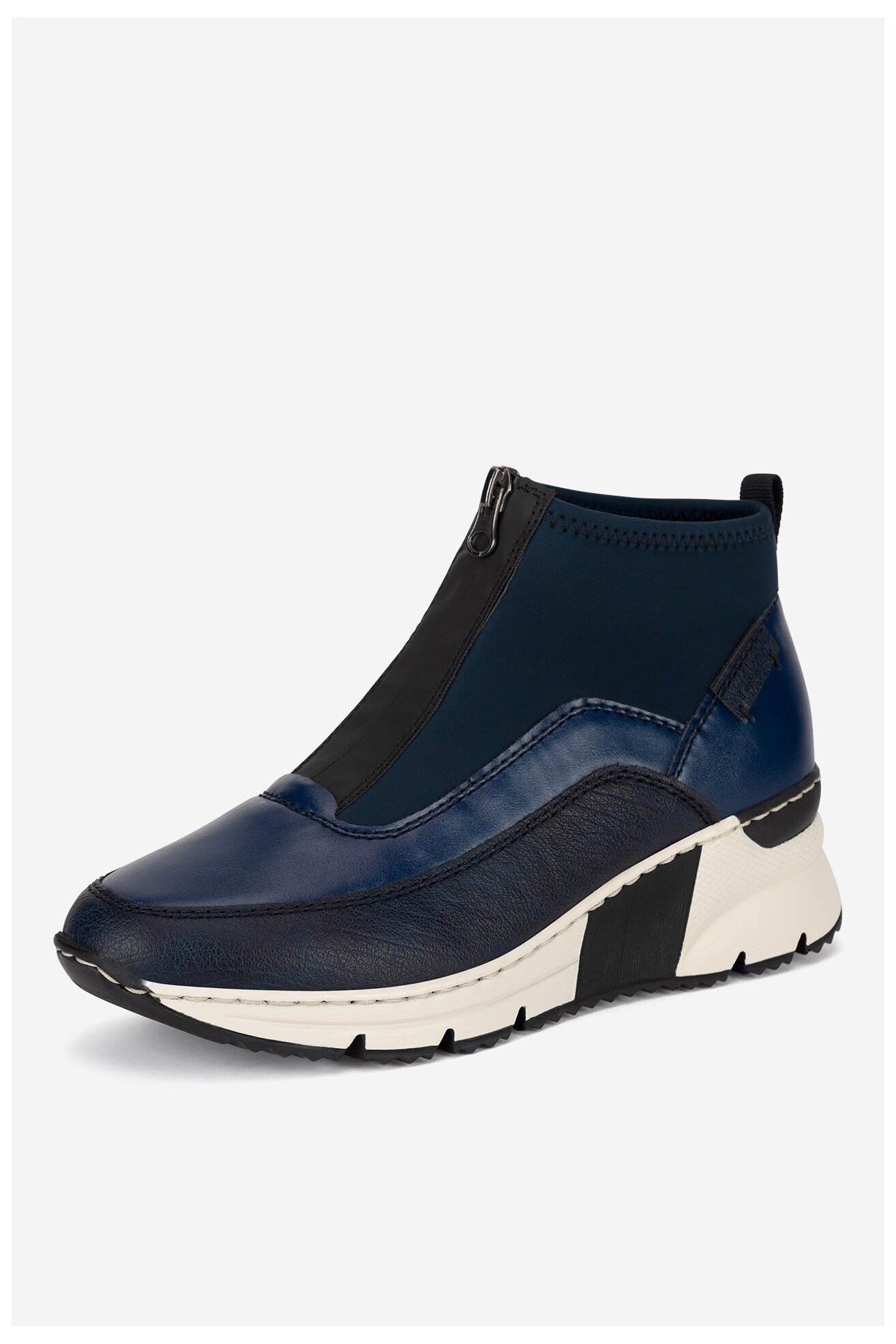 Kotníková obuv Rieker N6352-14 BLANKYTNĚ MODRÁ