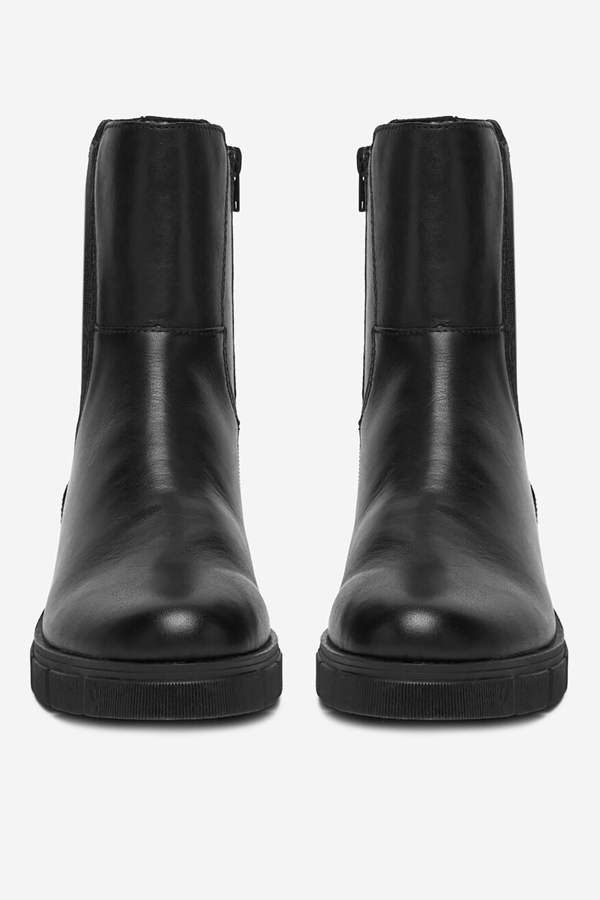 
                Remonte - Botki skórzane ocieplane - 2230085541916