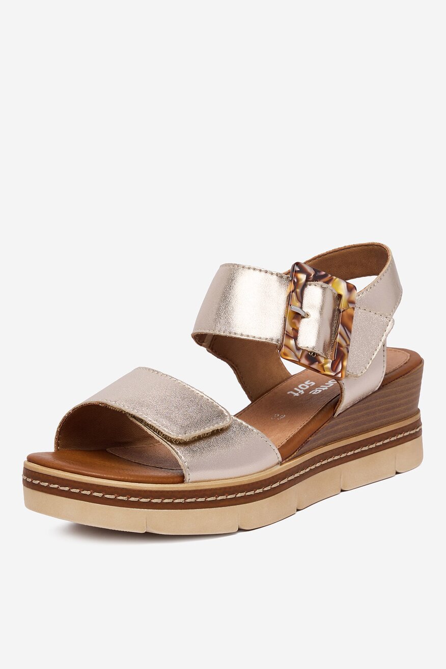 
                        Sandały Remonte CEO-D2L53-90 Złoty - 5906751789780