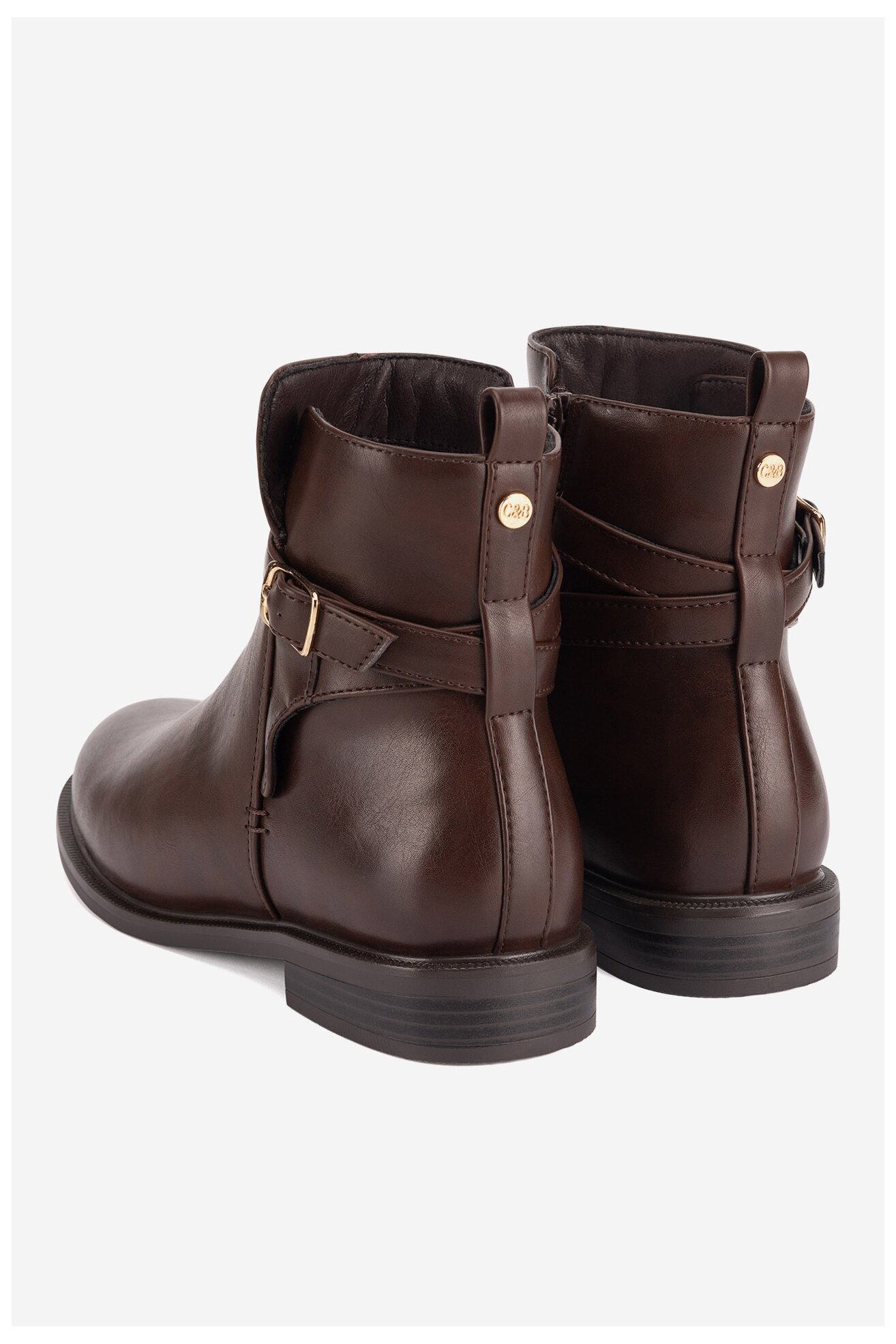 Kotníková obuv Clara Barson WYL3644A-6 HNĚDÁ