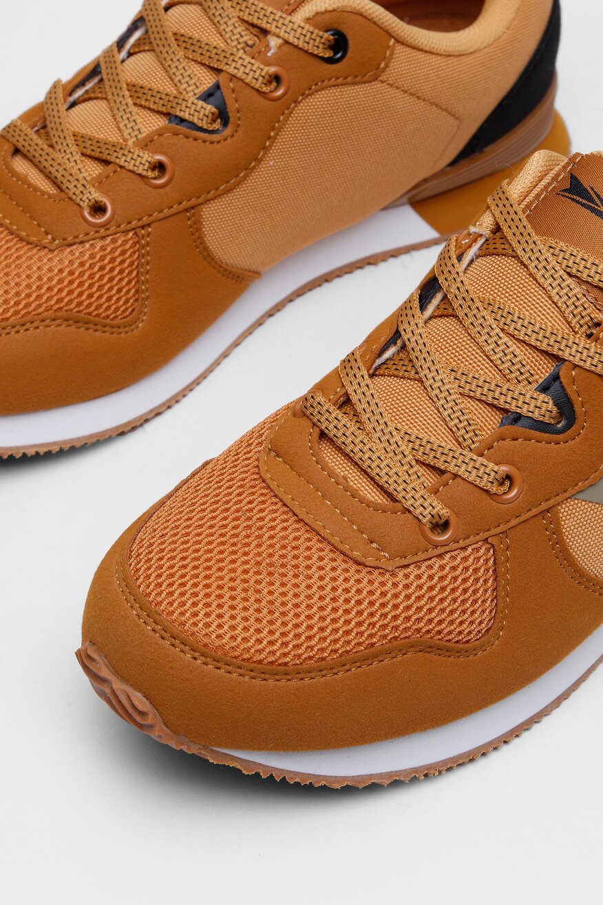 
                Sprandi - Obuwie sportowe brązowe sznurowane - 5903698796789