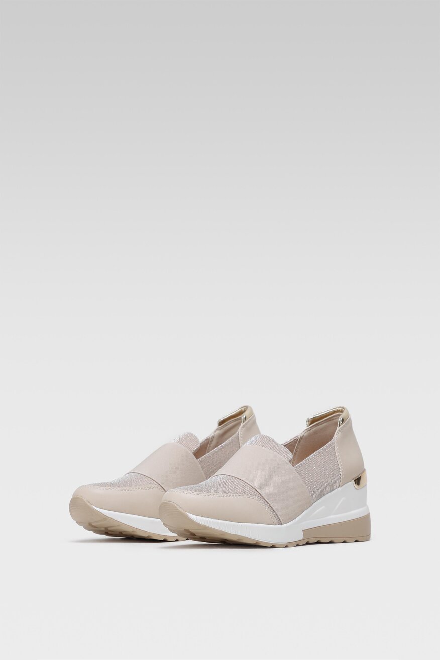 
                Clara Barson - Półbuty pastelowe beżowe - 5904248190354