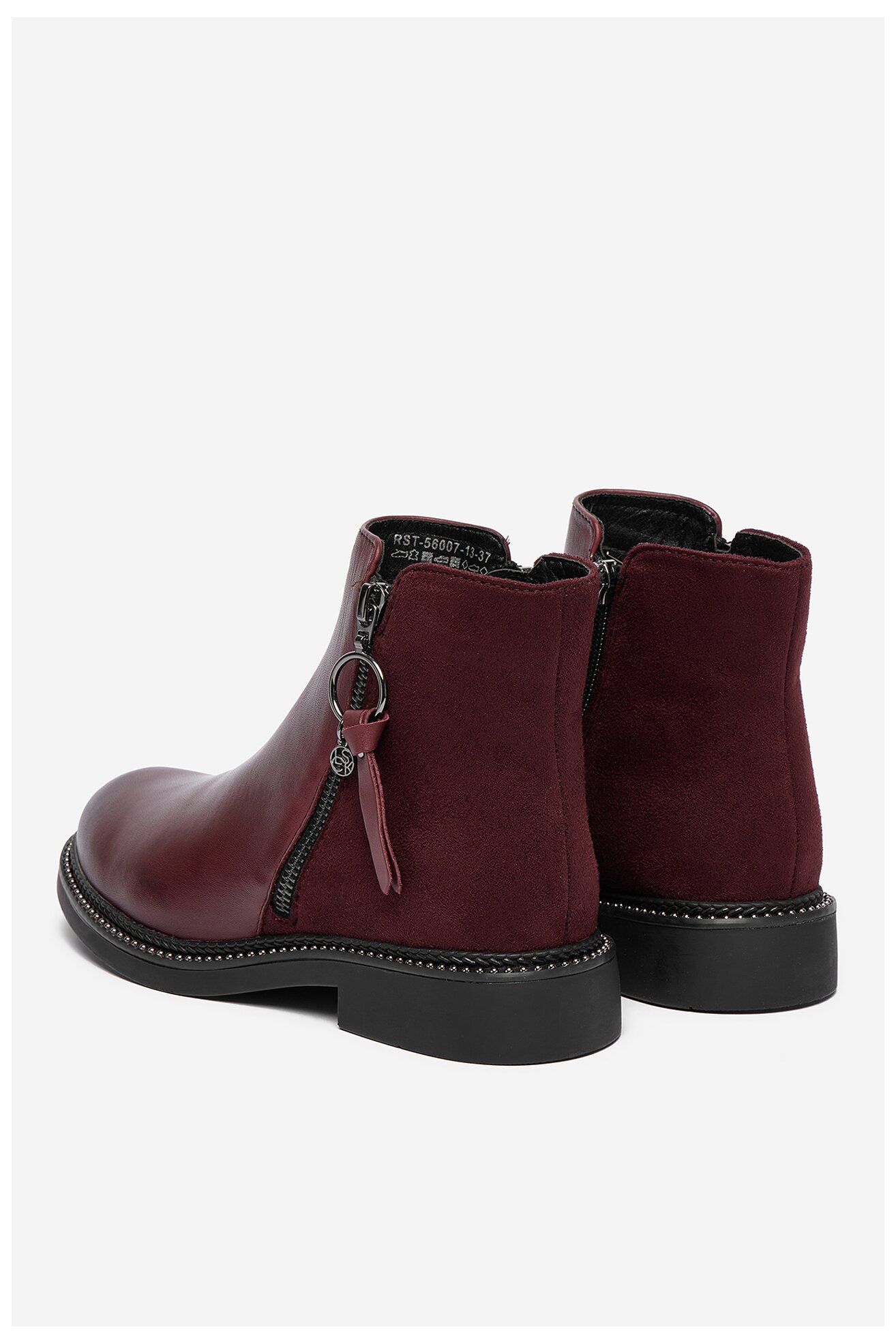 Kratke čizme Lasocki CEO-RST-56007-13 BORDO