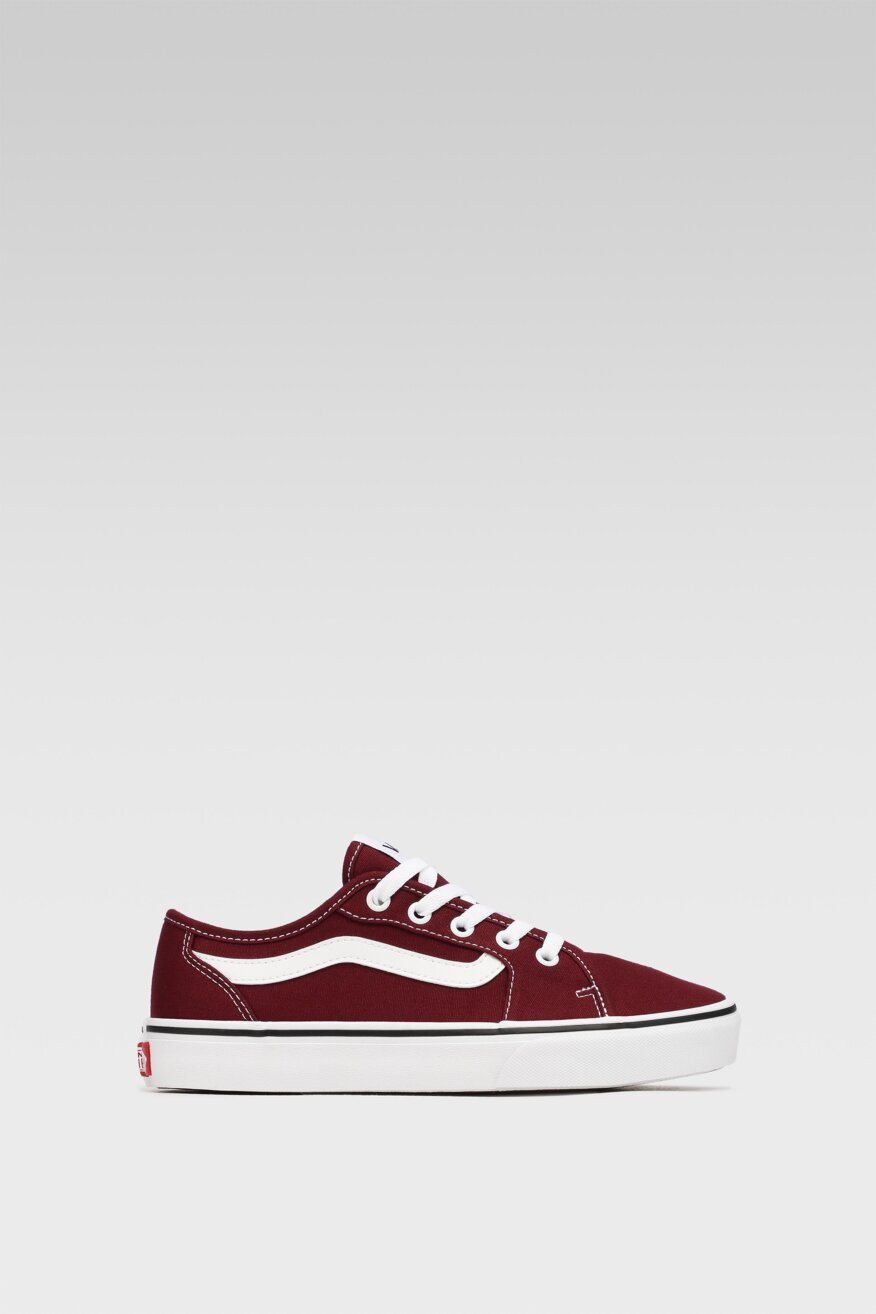 
                Vans - Trampki bordowe sznurowane - 5903698701110