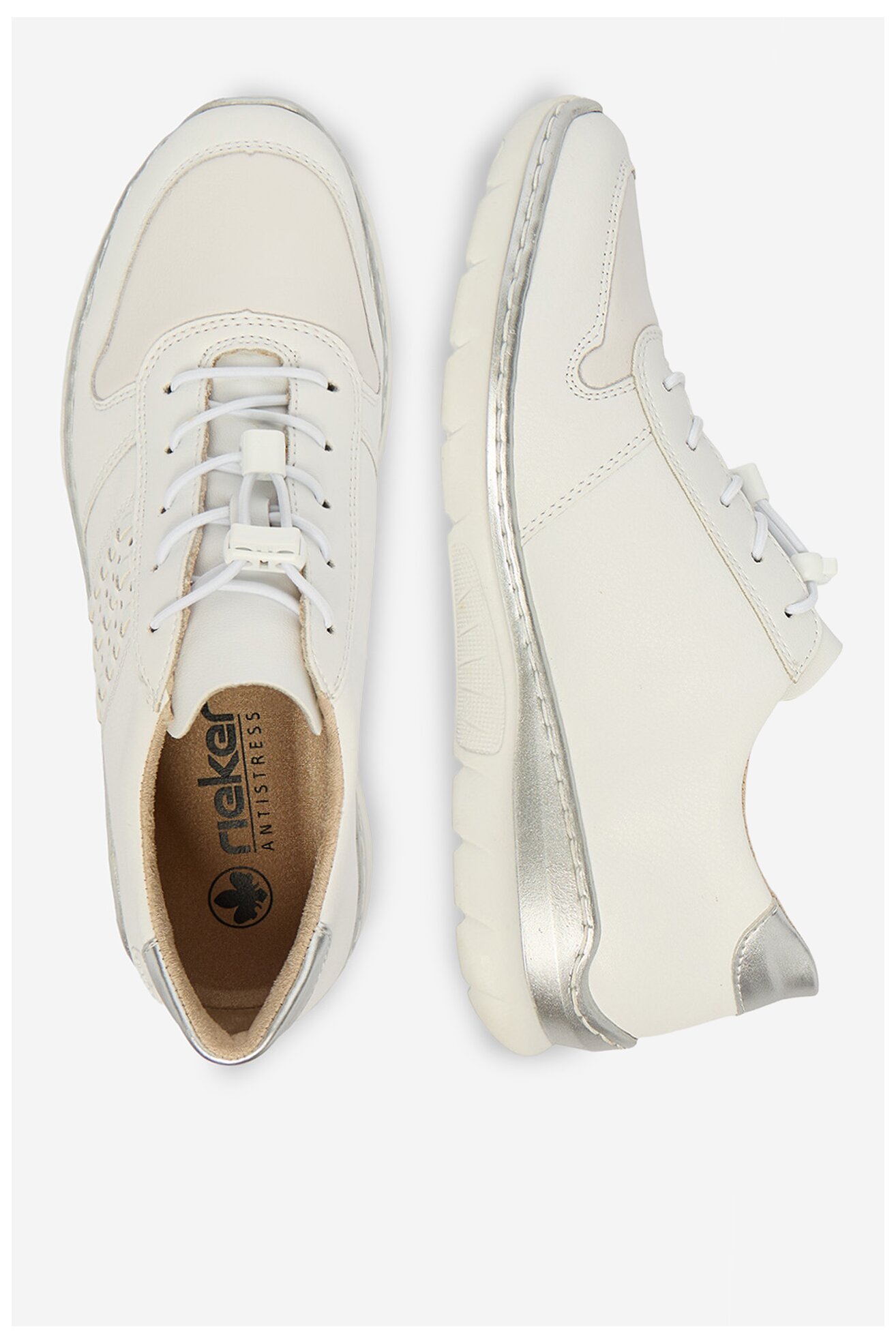 Sneakers Rieker CEO-L32F3-80 Biały