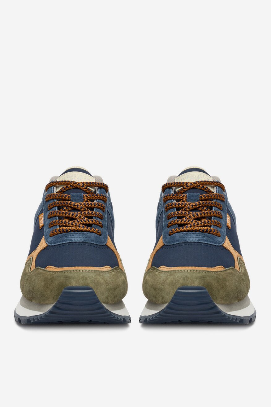 
                GUESS JEANS - Sneakersy skórzane - 5906751958155