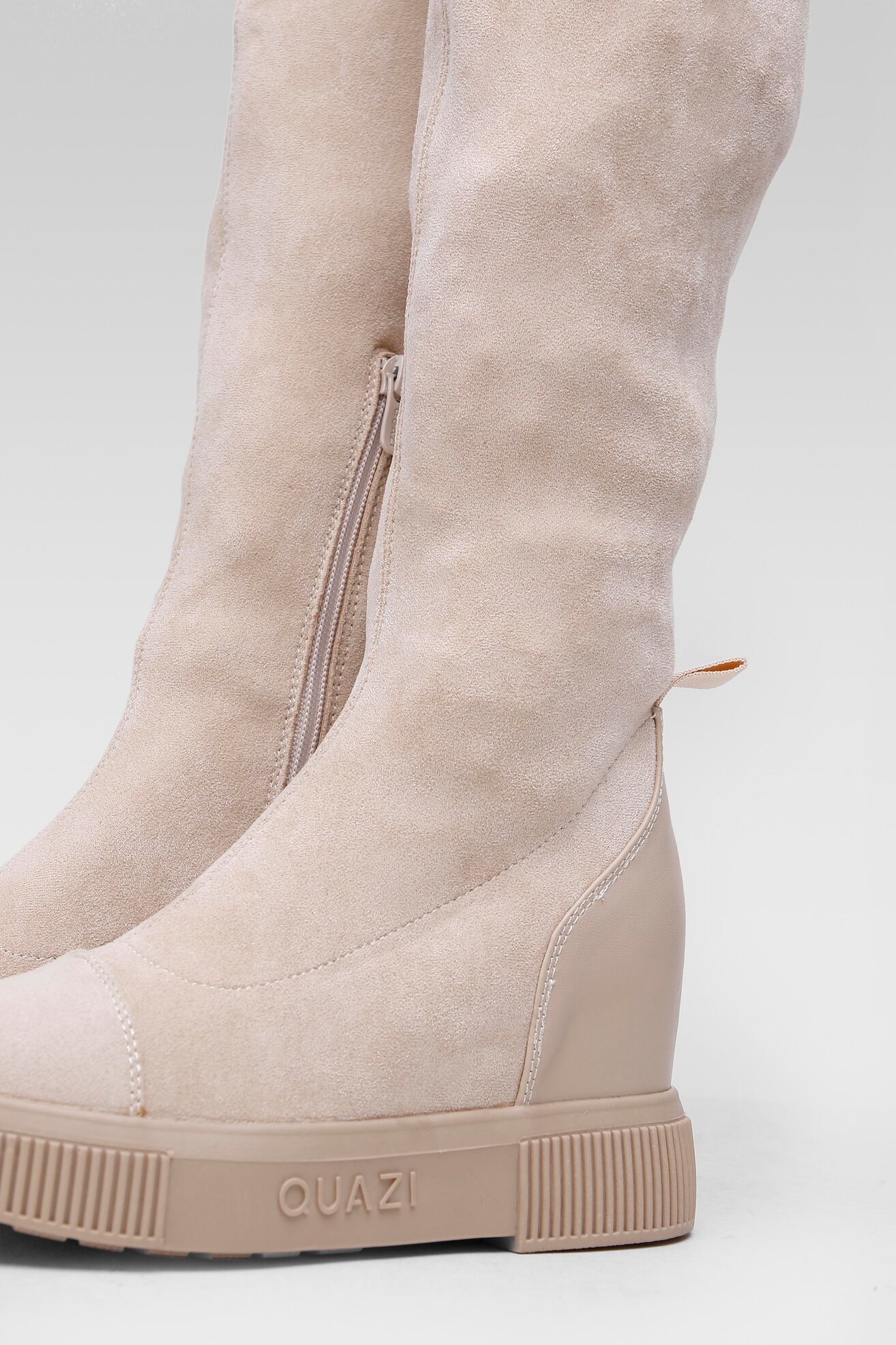 Kozaki Quazi NATTALIE-02 Beżowy