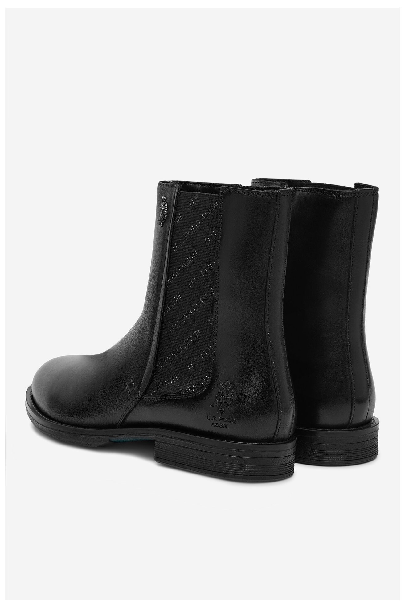 Bokacsizma U.S. POLO ASSN. CEO-INGRID002W/EL1 FEKETE