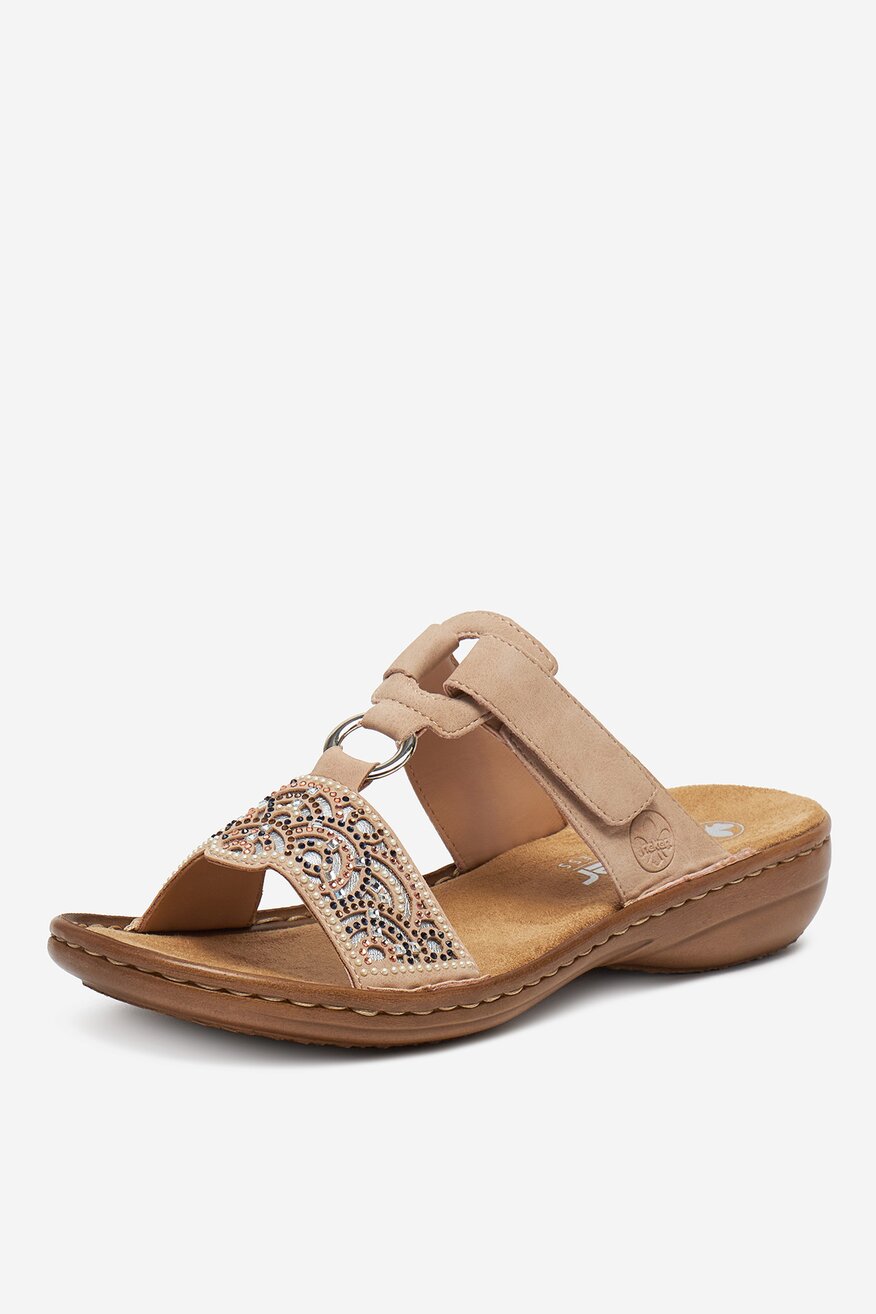 Klapki Rieker CEO-608K2-31 Różowy jasny - 5906751831731