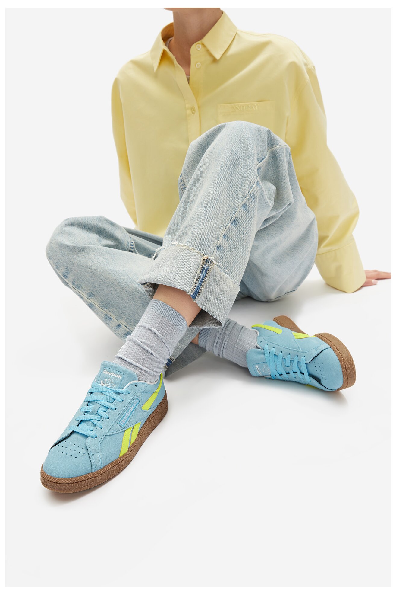 Sportcipő Reebok CLUB C GROUNDS UK 100221373 KÉK