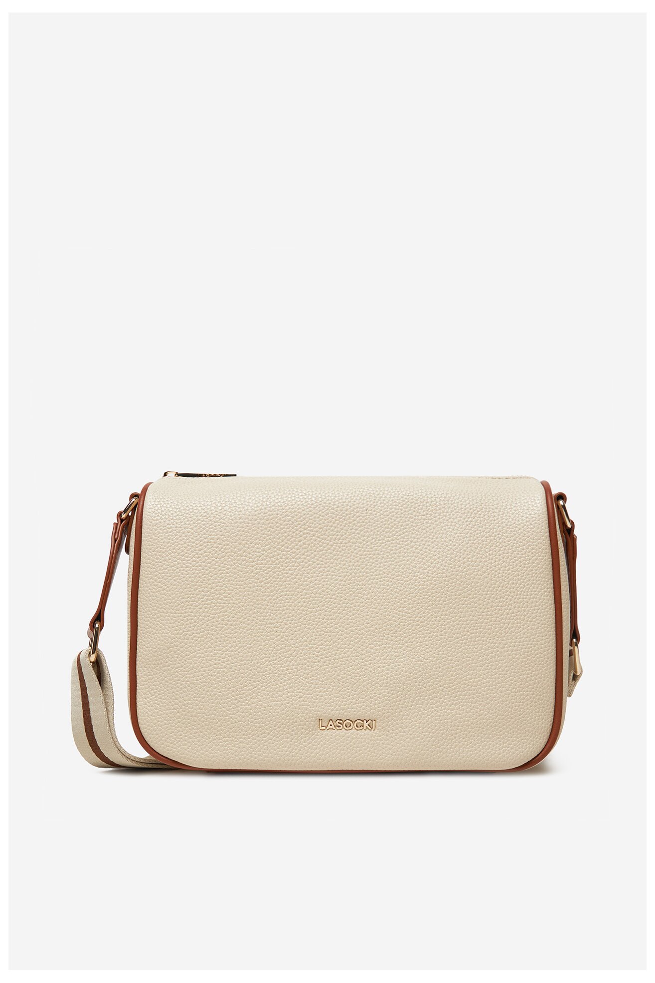 Kézitáska Lasocki LSK-O-006-07 CSONTSZÍNŰ