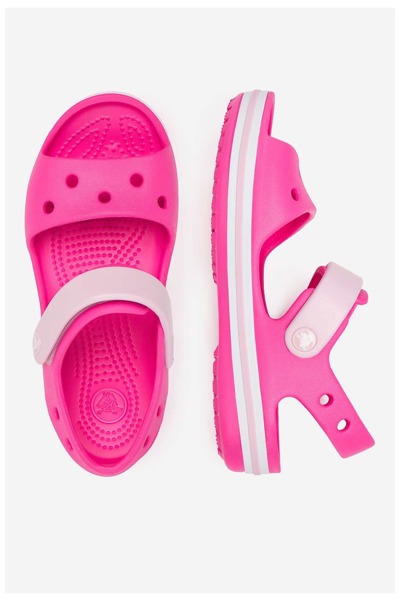 Sandały Crocs C-BAYABAND SANDAL K 211054-6QQ Różowy