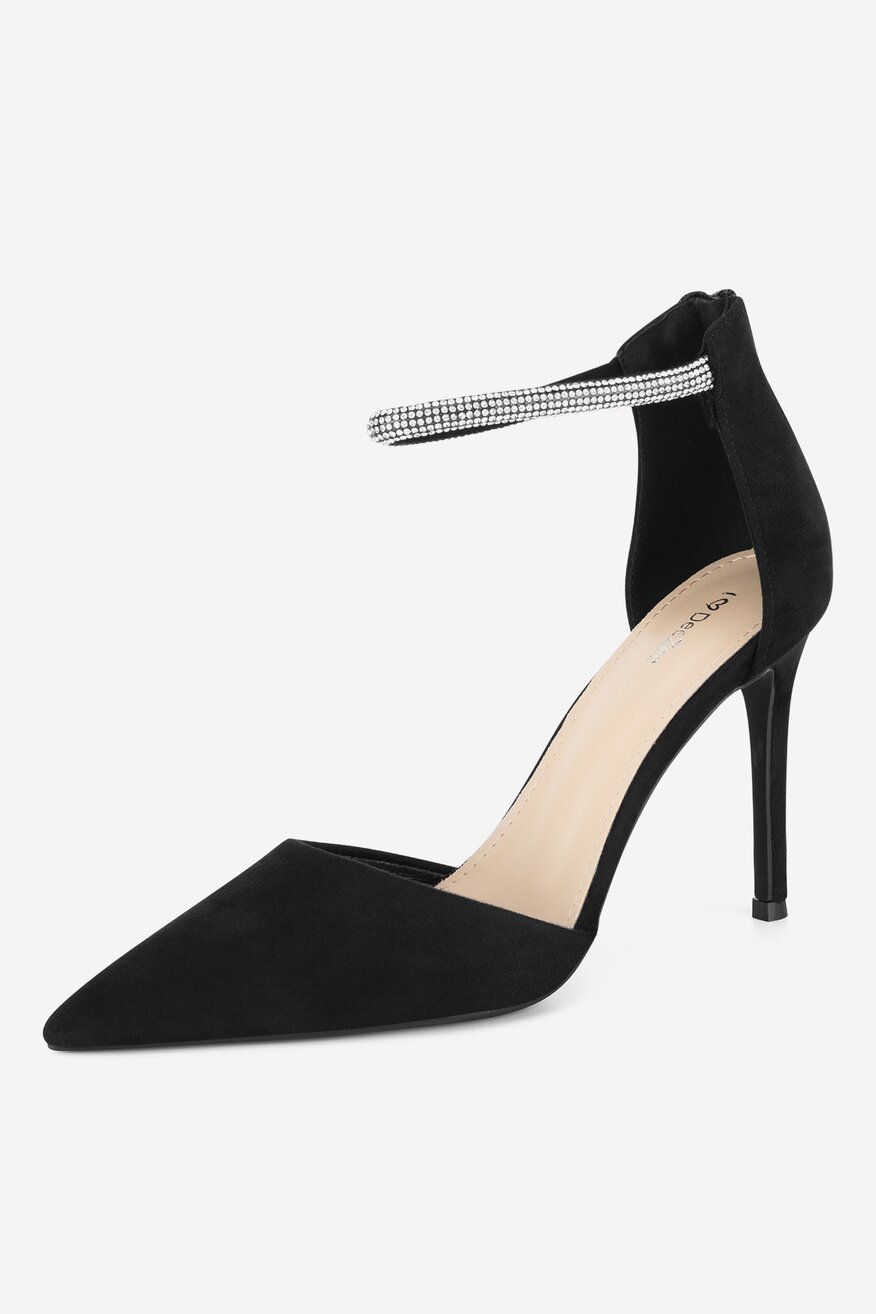 
                Pantofi cu toc DeeZee NEGRU - 5904410832242