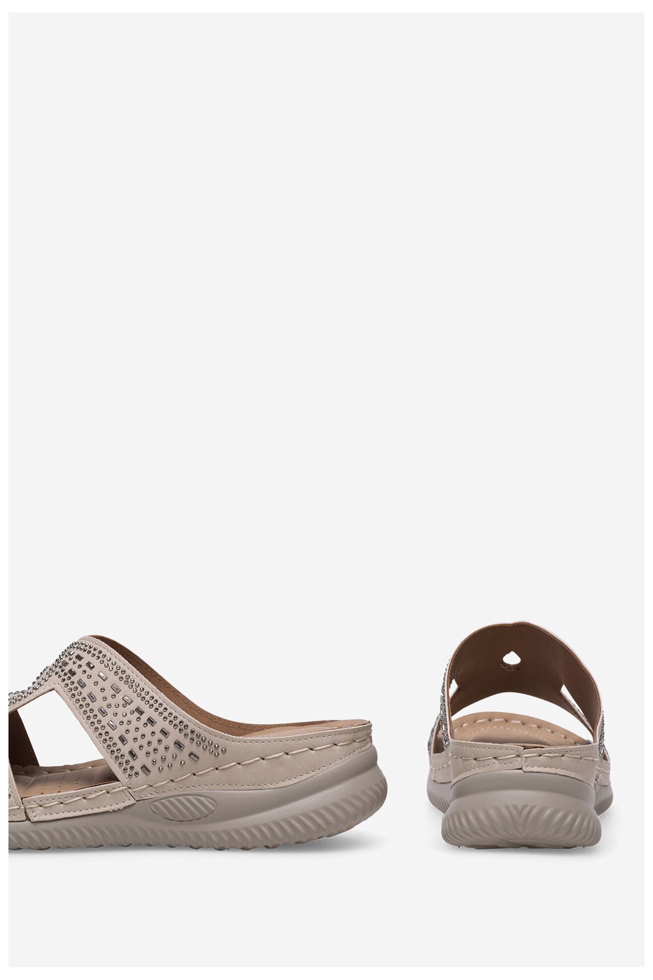 Шльопанець Clara Barson WYL05010-30 БЕЖЕВИЙ