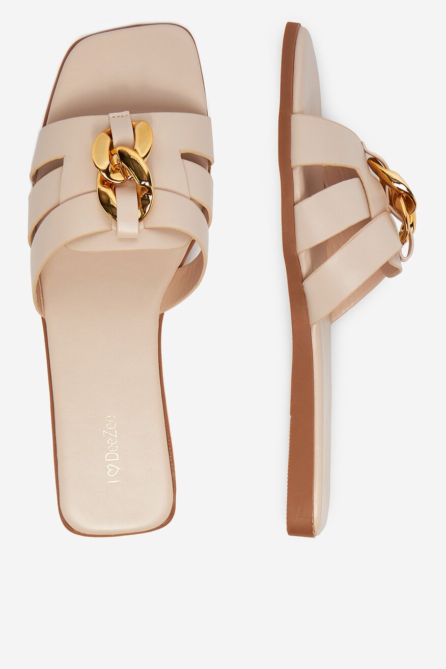 
                        Șlapi DeeZee E2031-11 ALB - 5904410809459