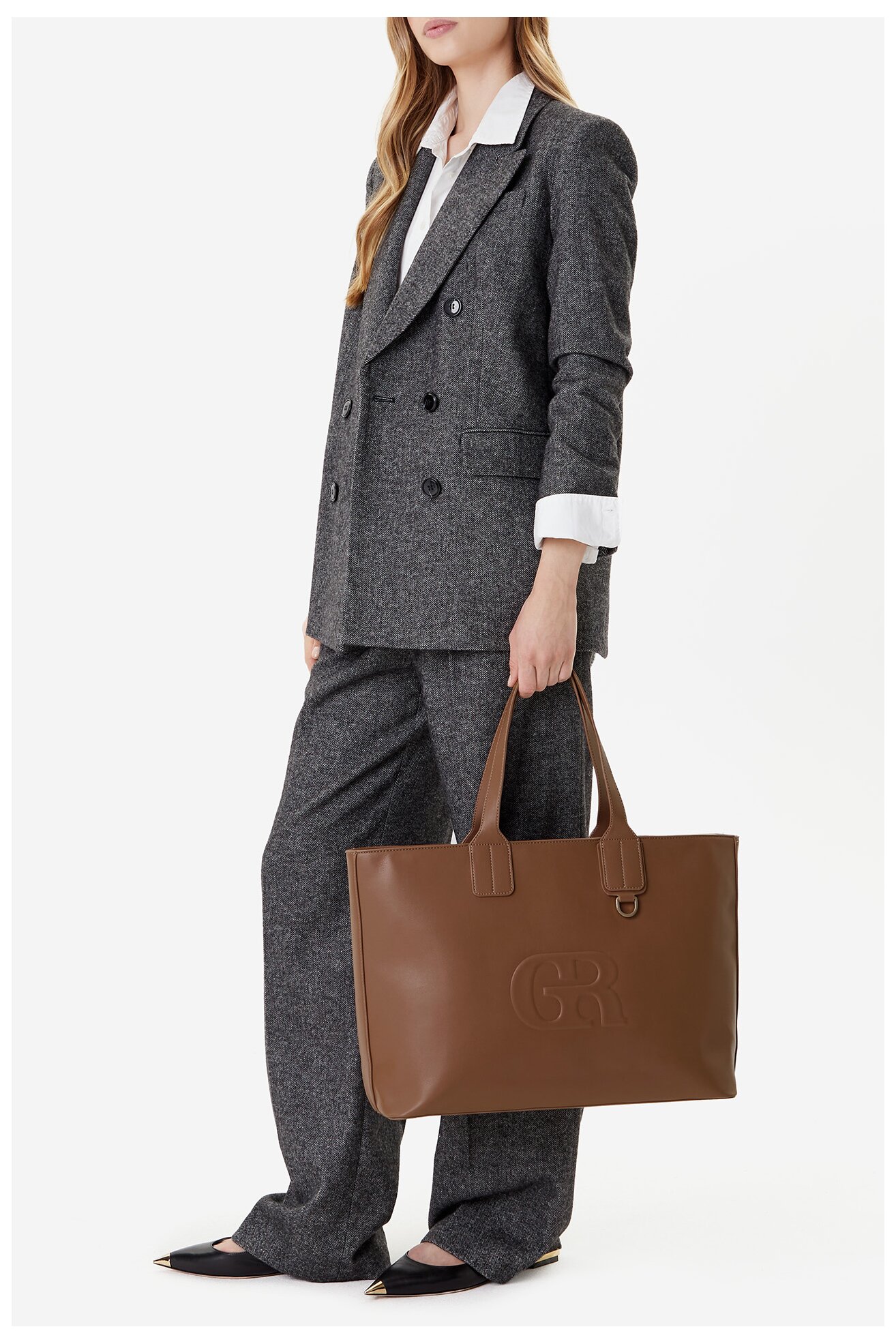 Torebka Gino Rossi CEO-EVI-LA513-332-3 Beżowy ciemny