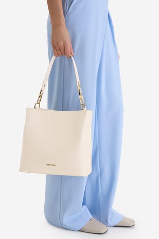 Сумка З Ремінцем Gino Rossi TYLO-182 КРЕМОВИЙ