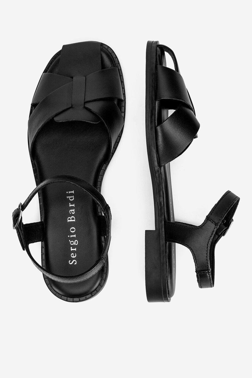 Szandál Sergio Bardi FEKETE - 5905588658535