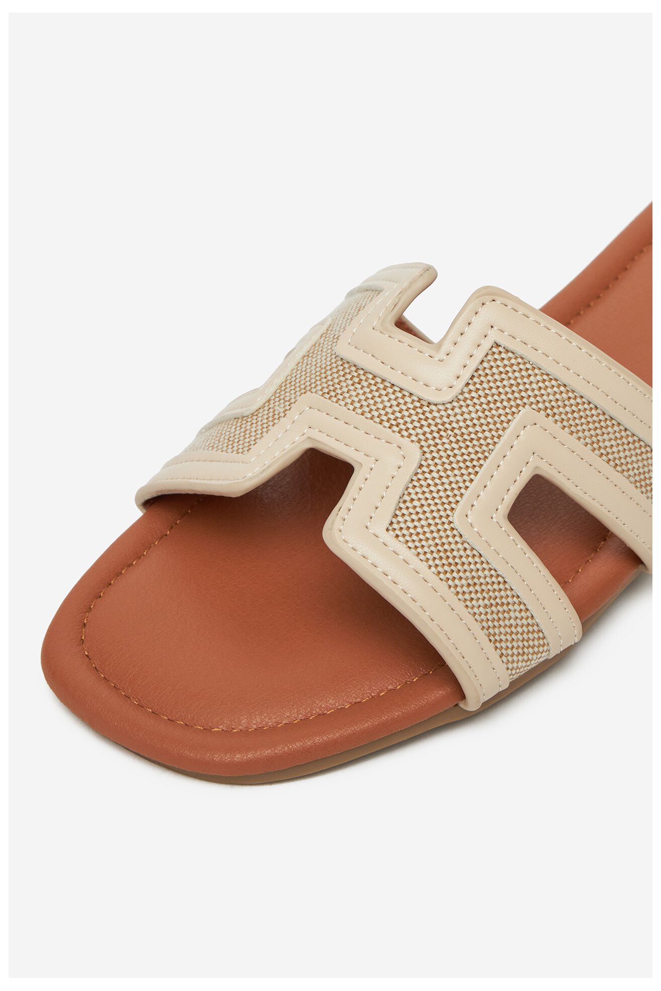 Klapki DeeZee R-28 Beżowy