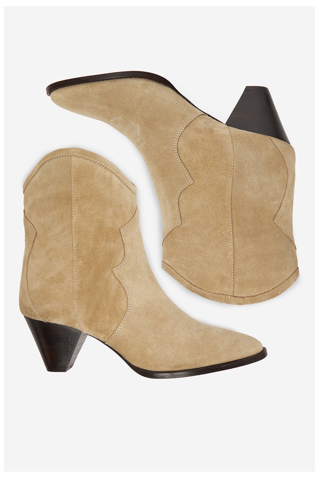 Botki Badura EO-APRIL-25FW217 Beżowy