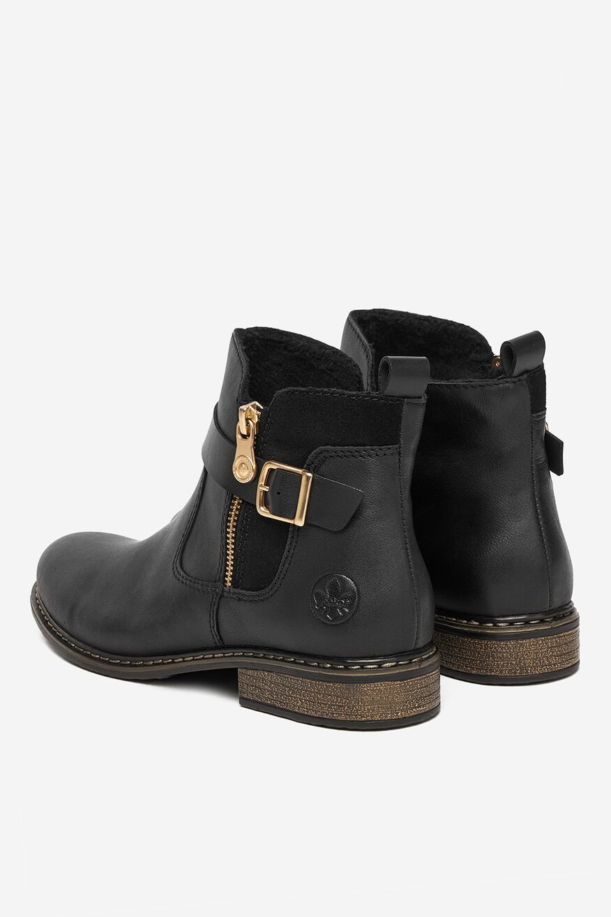 Ghete Rieker NEGRU - 2230083218513