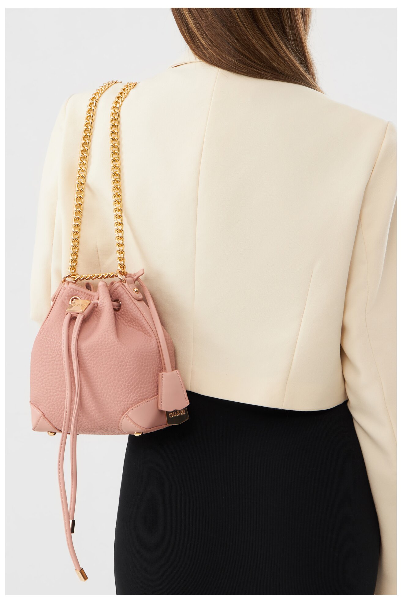 Kézitáska Quazi MQO-B-003-05 VILÁGOS RÓZSASZÍN