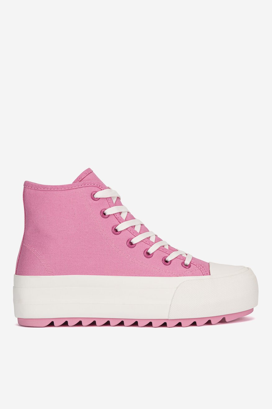 Jenny Fairy - Trampki wysokie na platformie - 5905588891789