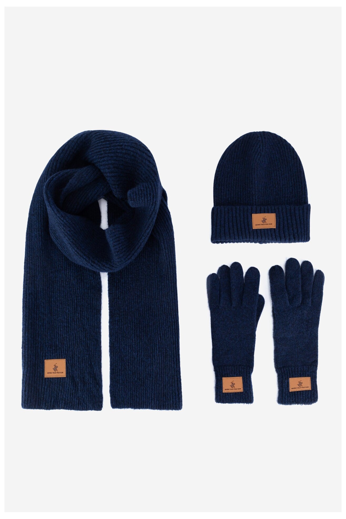 Férfi szett Beverly Hills Polo Club BHPC-MC-001-AW24 SÖTÉTKÉK