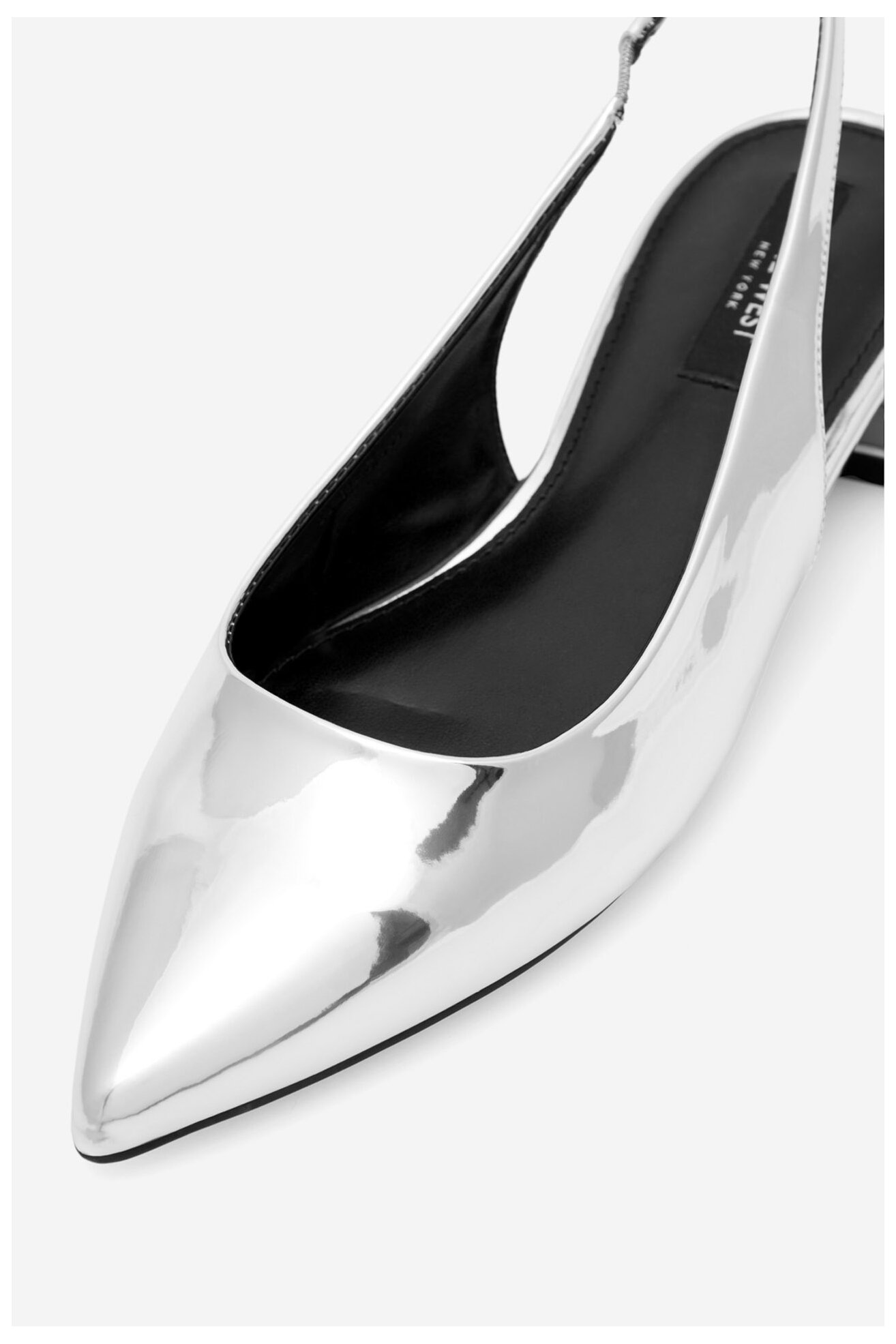 Baleriny NINE WEST WFA2609-1 Srebrny