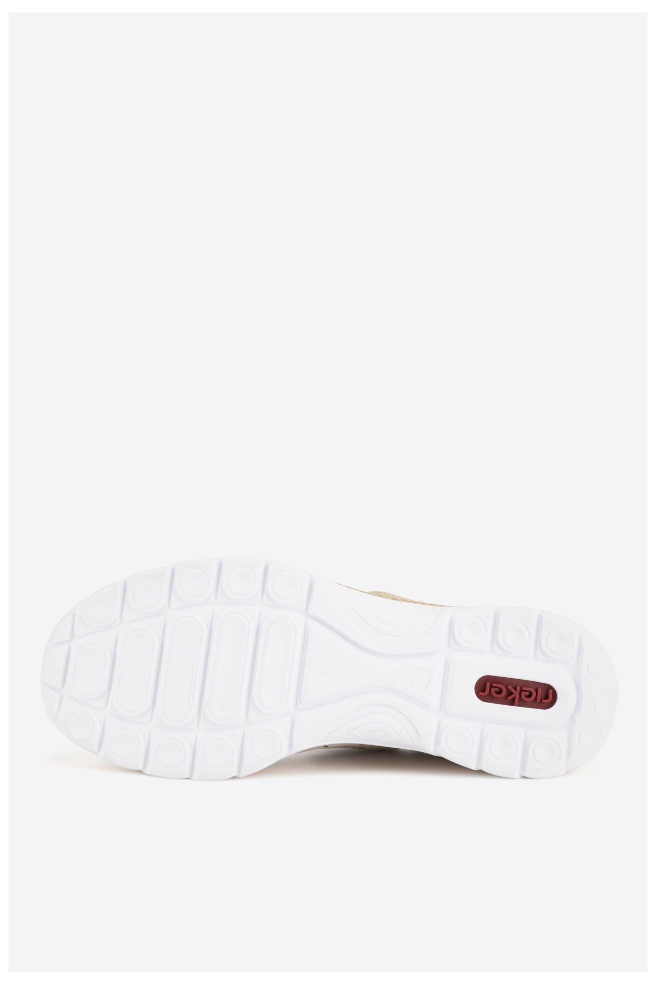 Baleriny Rieker N4299-60 Beżowy jasny