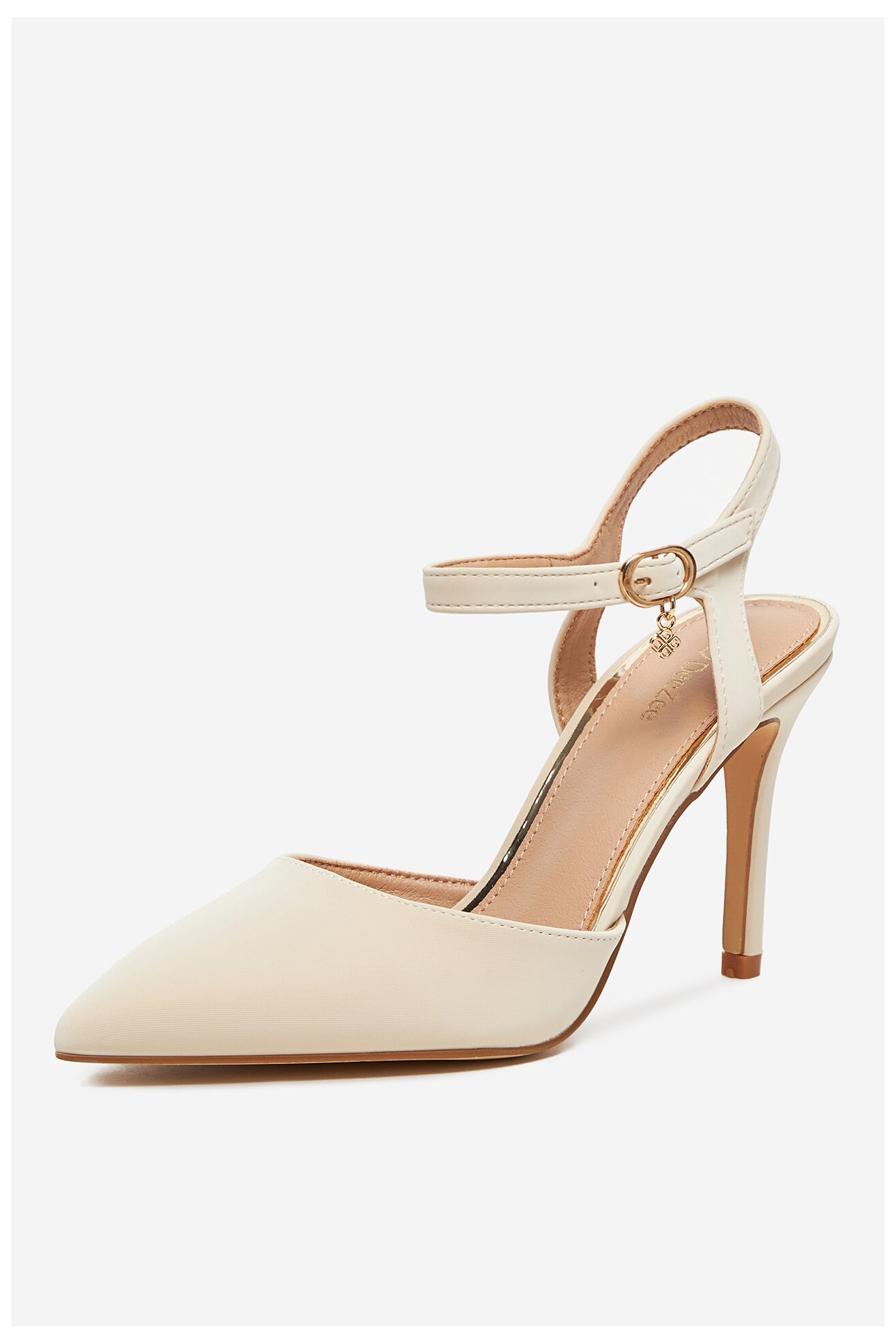 Czółenka DeeZee AV-8268-5 Kremowy