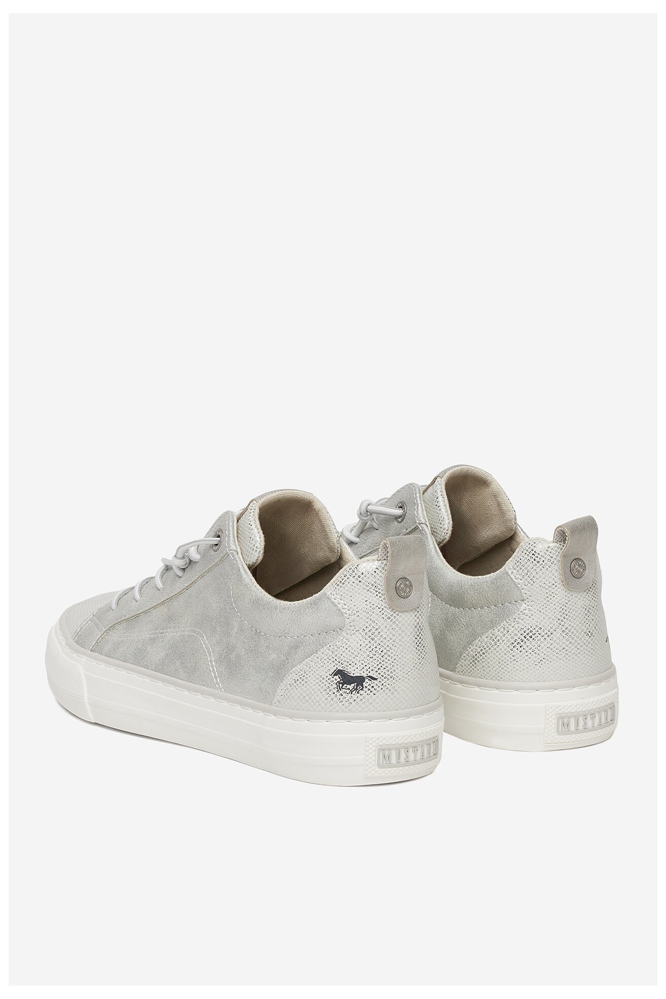 Trampki Mustang 1272-311 Srebrny