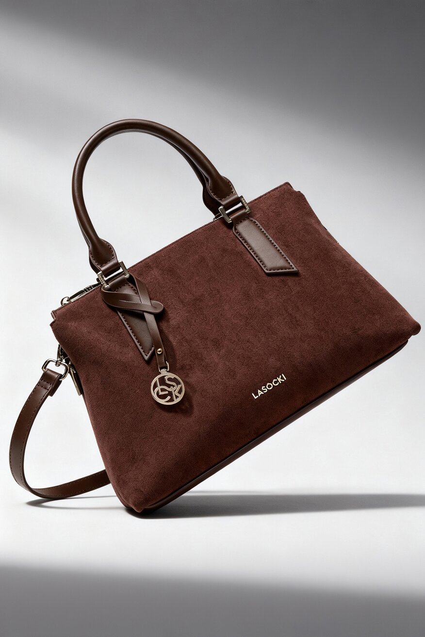 Дамска чанта Lasocki КАФЯВ - 5906751251942