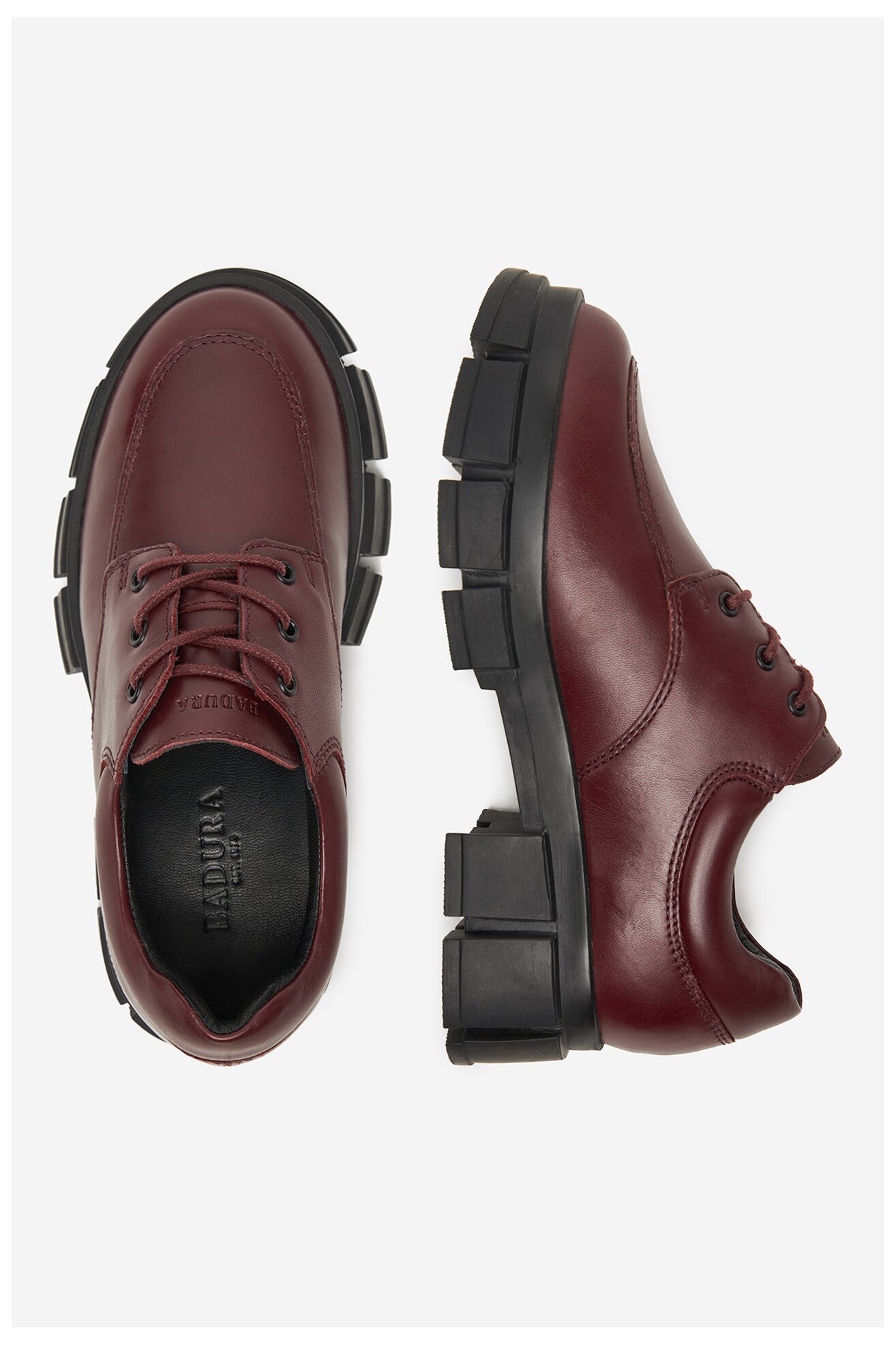 Półbuty Badura EO-CI12-9092-09 Bordowy