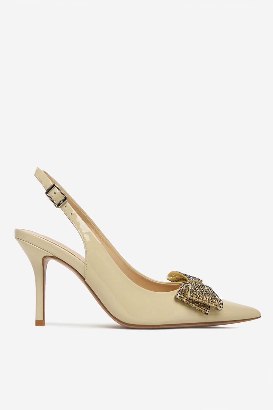 
                EVA MINGE - Czółenka skórzane - 5906751677094