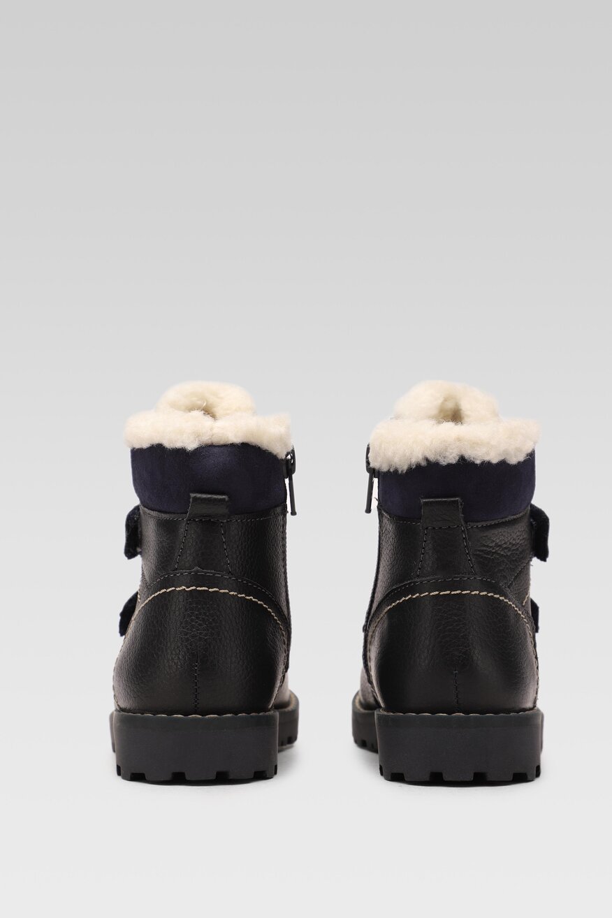 
                Lasocki Kids - Skórzane półbuty granatowe - 5903698828152