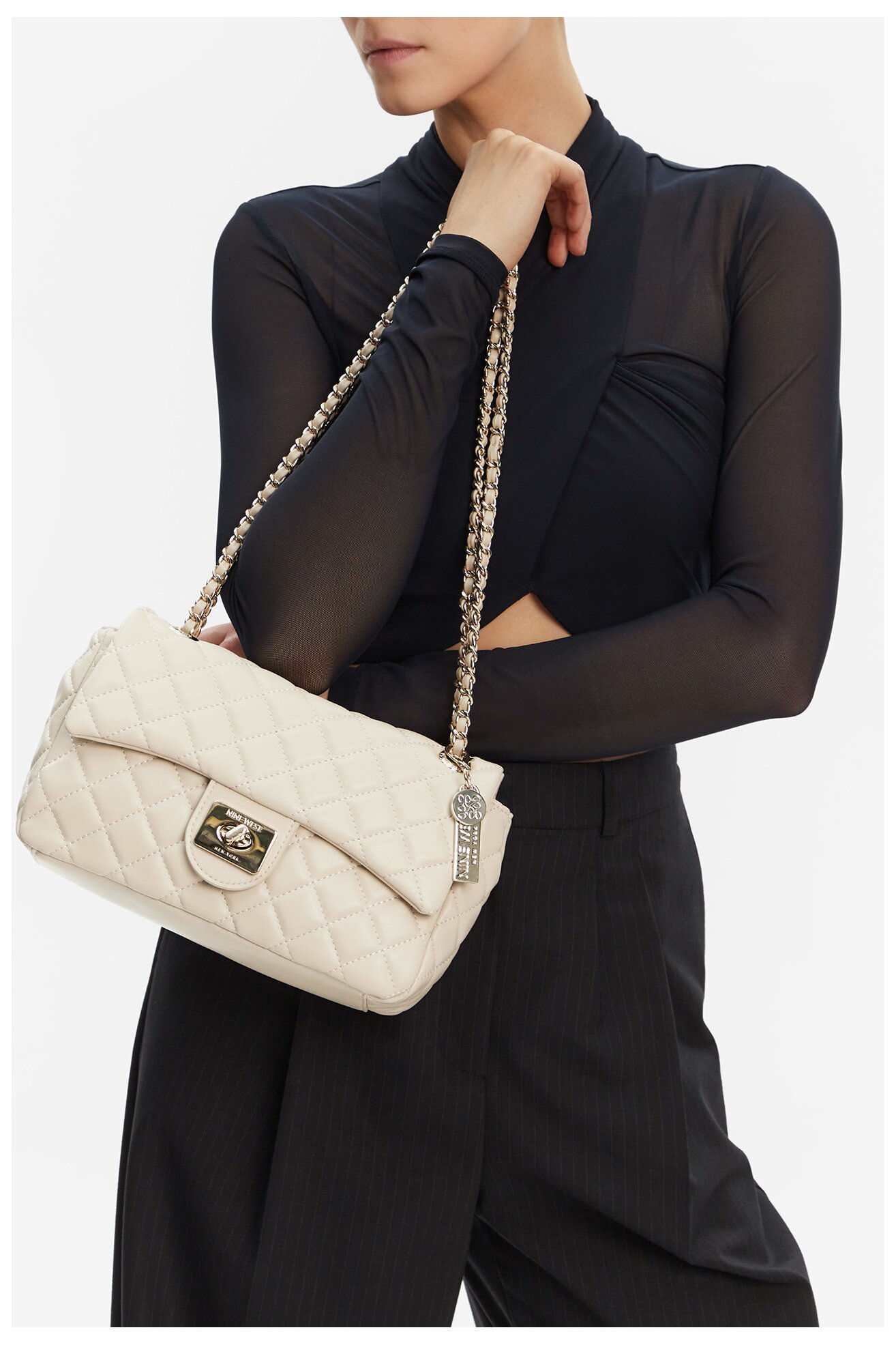 Kézitáska NINE WEST CEO-IDAHO-LDA8004 BÉZS