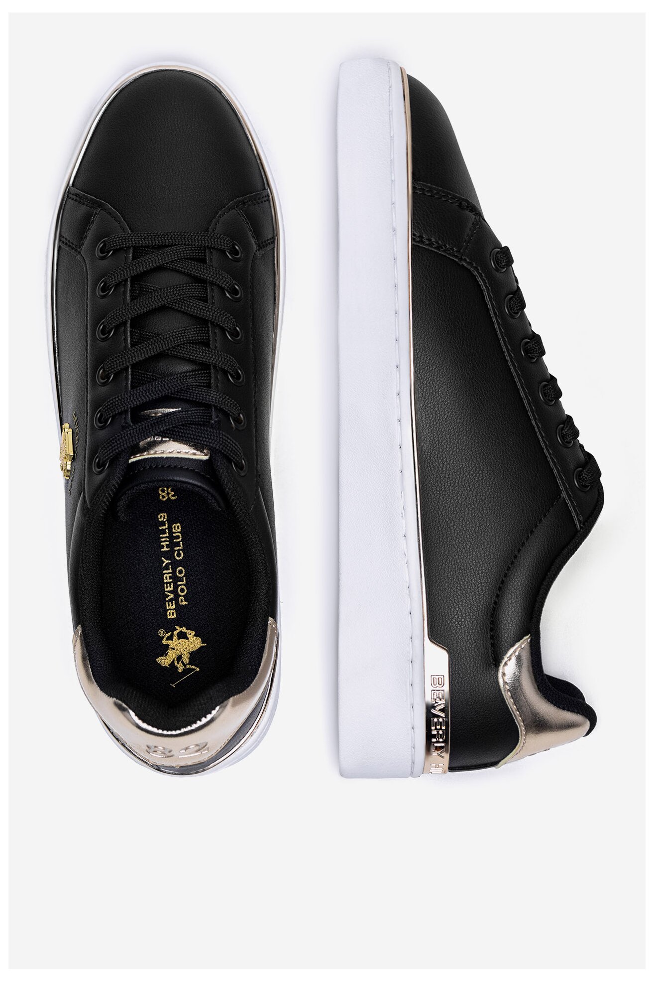 Sportovní obuv Beverly Hills Polo Club BHPCV12-498. ČERNÁ