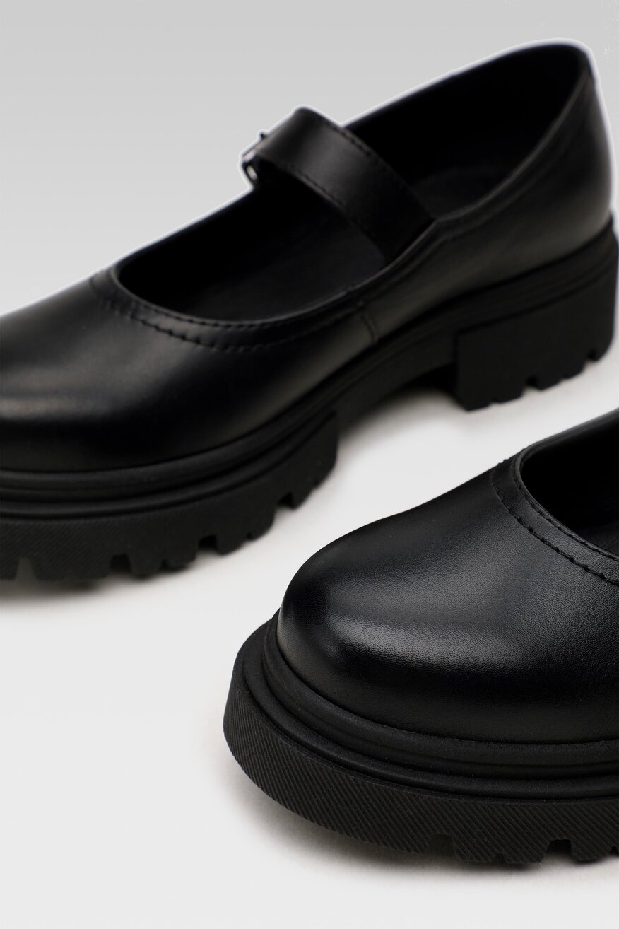 
                Lasocki - Skórzane półbuty czarne - 5904248512033