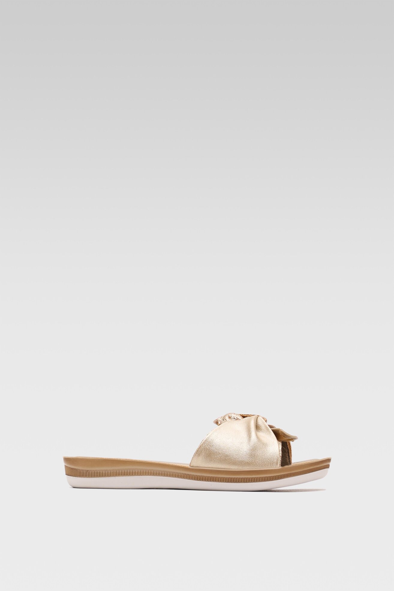 Klapki Inblu BA04JR01 Złoty