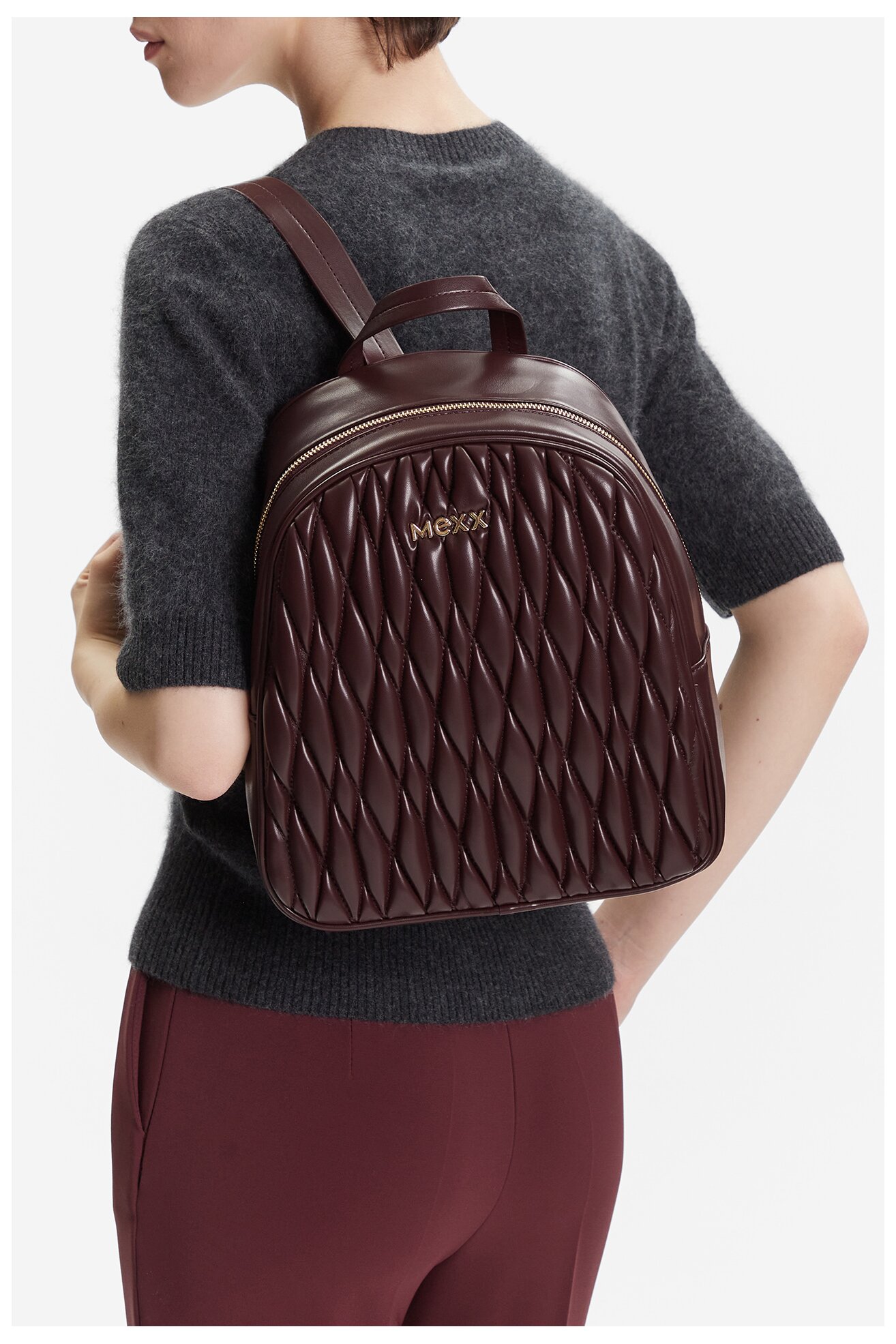 Plecak Mexx C-MEXX-L-011-08 Bordowy