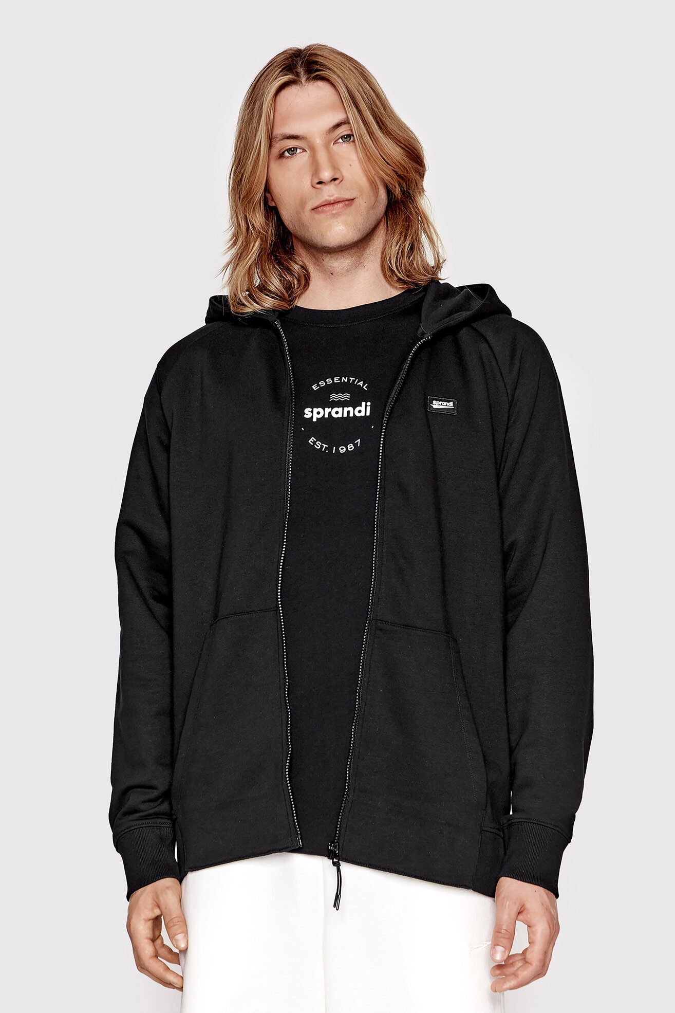 Bluza zip Sprandi SP22-BLMR101 Czarny