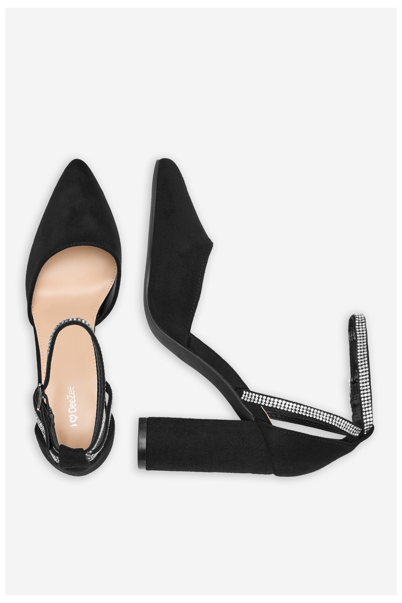 Czółenka DeeZee CEO-WSS21503-01 Czarny