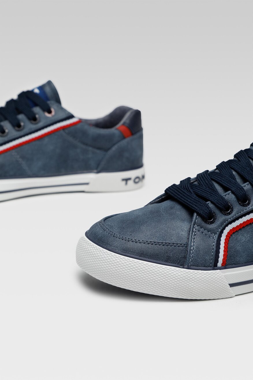 
                Tom Tailor - Półbuty niebieskie sznurowane - 5904248543839