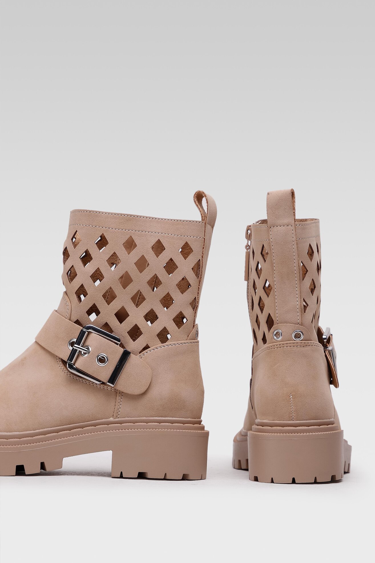 Botki Quazi WS5618-09 Beżowy