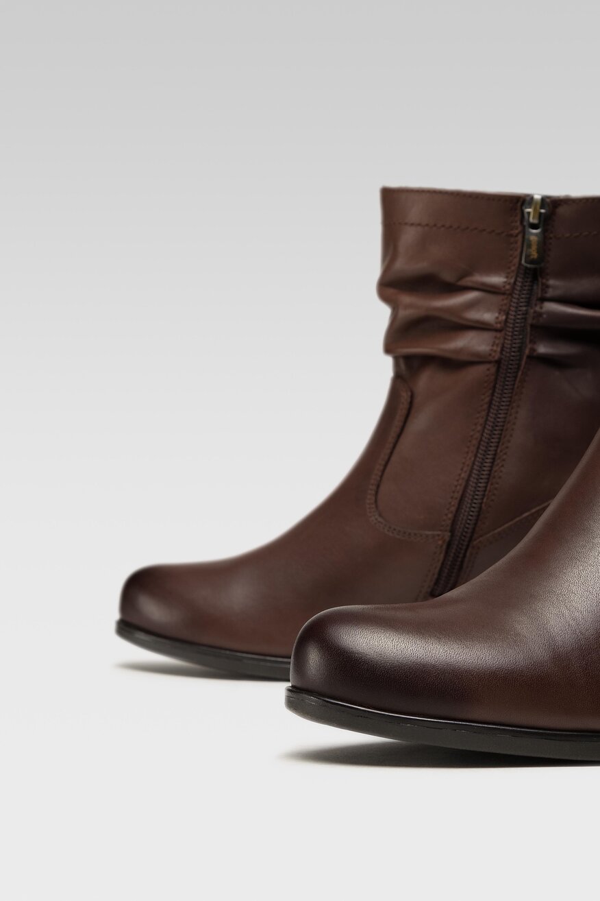 
                Go Soft - Botki skórzane ocieplane - 5904862017228