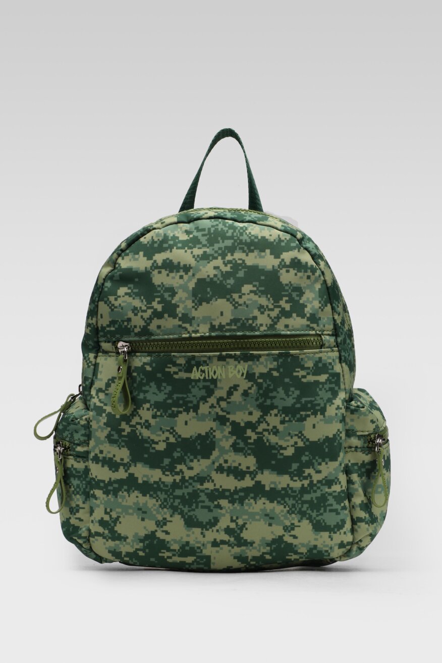 
                Action Boy - Plecak z printem zielony - 5903698668871