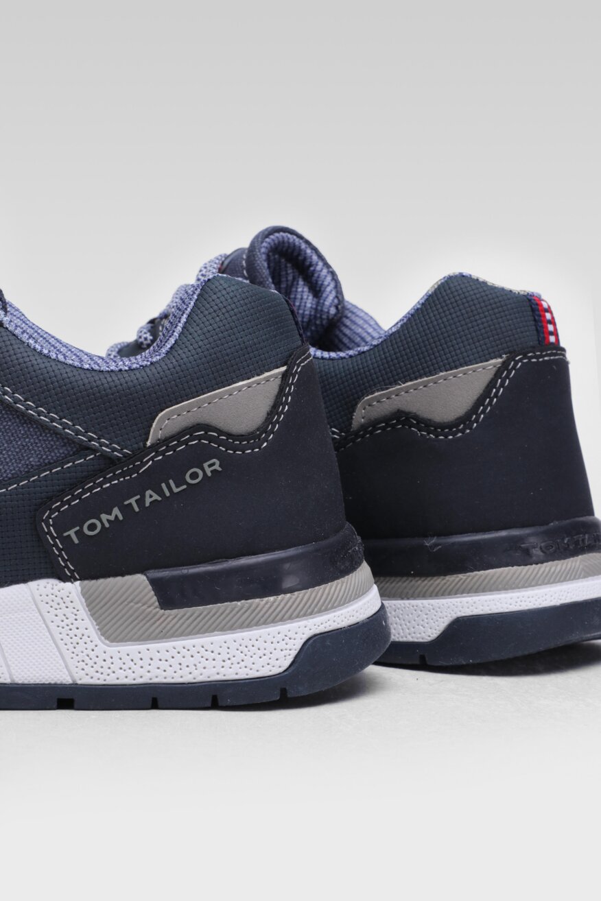 
                Tom Tailor - Półbuty granatowe sznurowane - 5903698426266