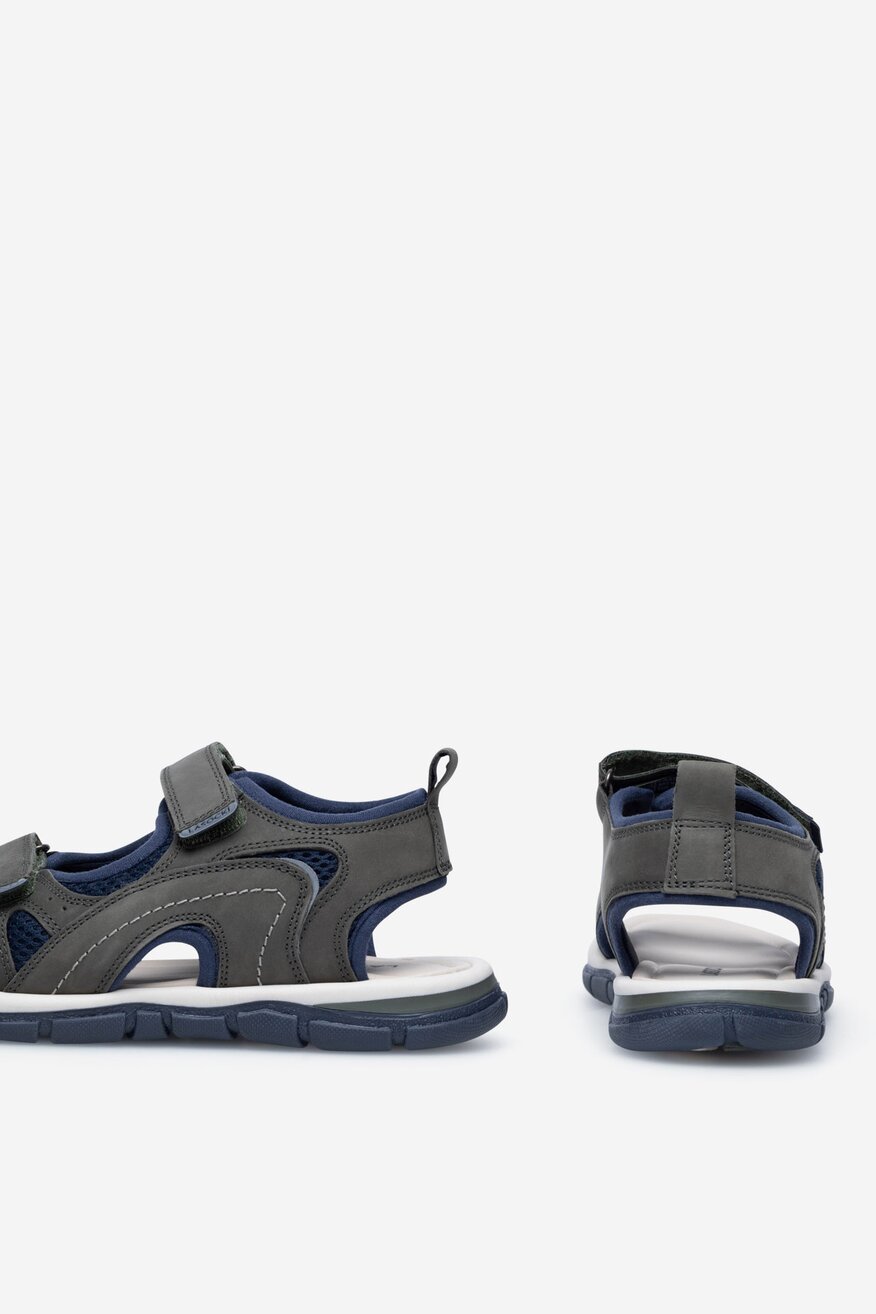 Lasocki Young - Sandały skórzane na rzepy - 5905588584230